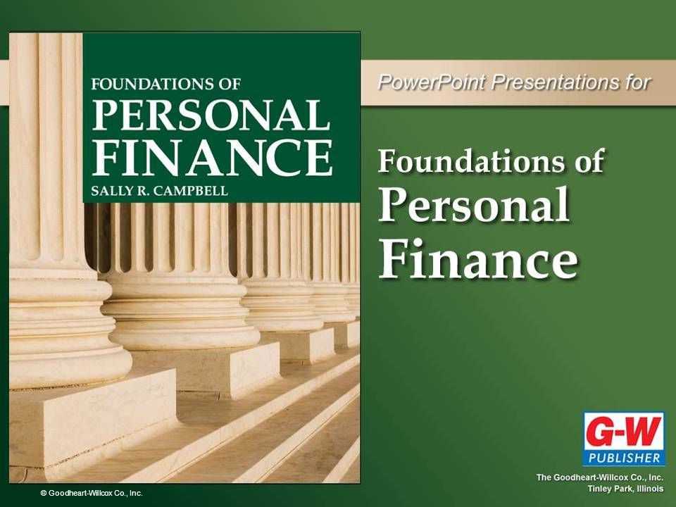 Foundations of Personal Finance Ch. 1
