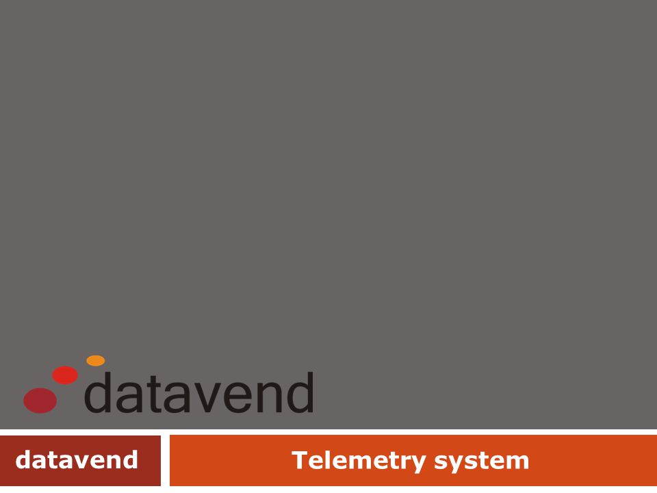 Telemetry system datavend
