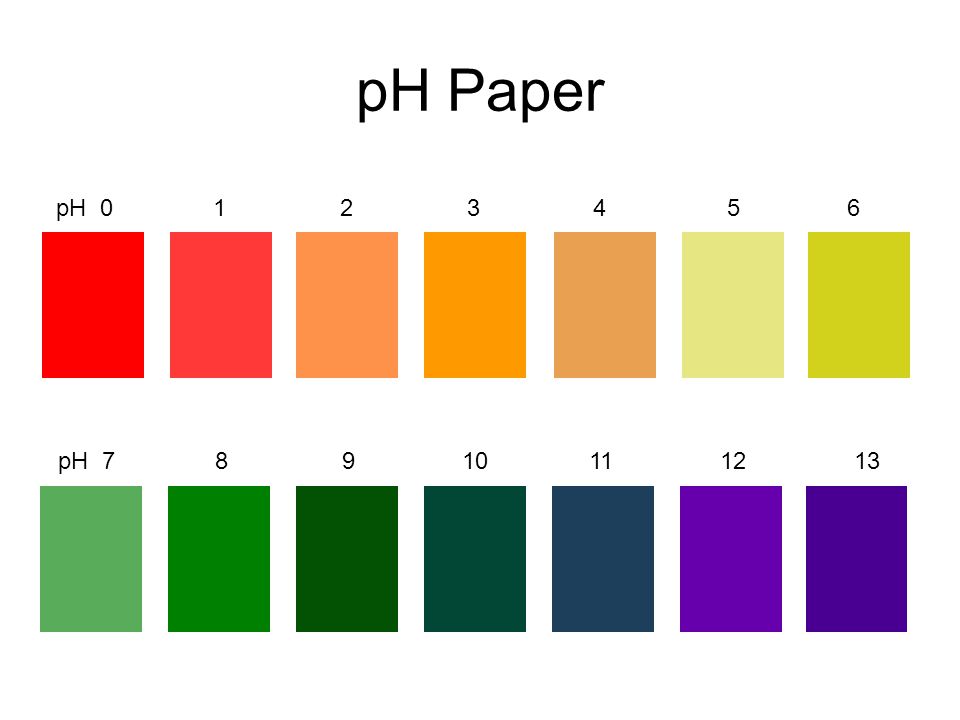 pH Paper pH