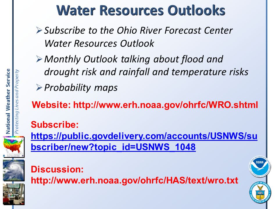 Water Resources Outlooks