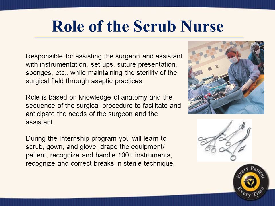 Role of the Scrub Nurse