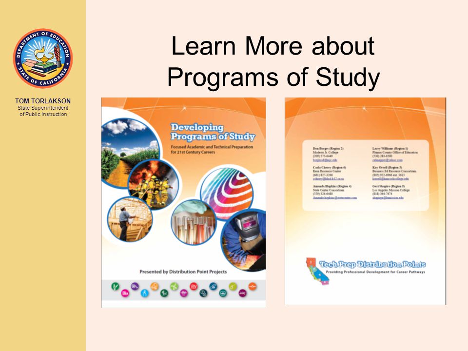 Learn More about Programs of Study