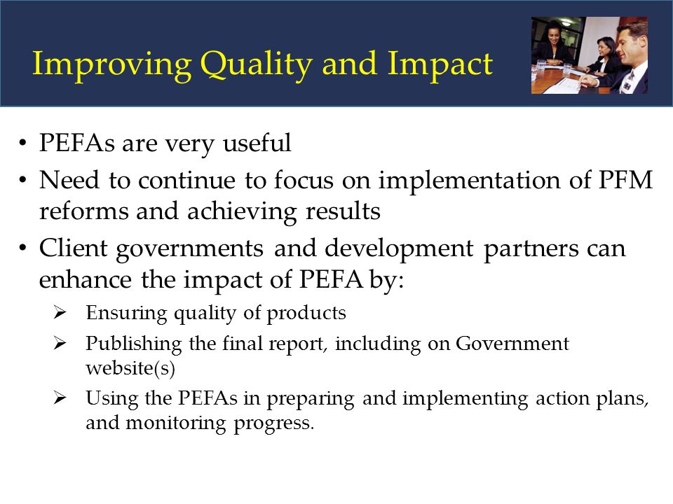 Improving Quality and Impact