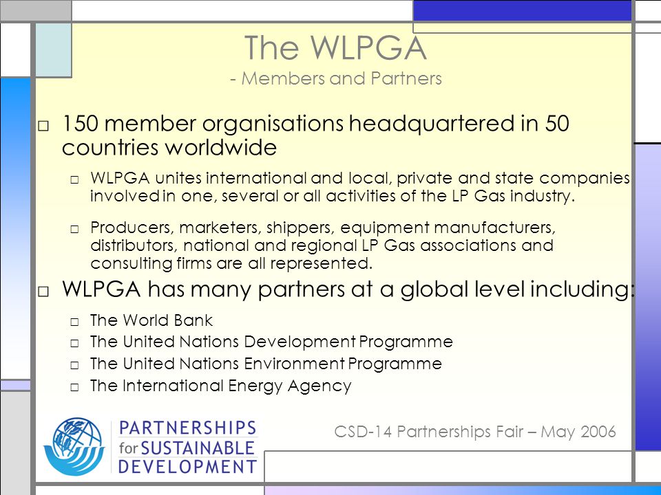 The WLPGA - Members and Partners