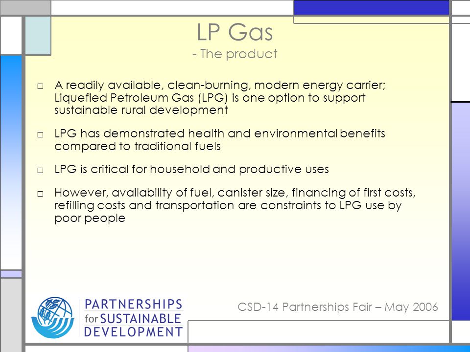 LP Gas - The product