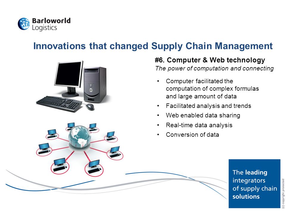 Innovations that changed Supply Chain Management