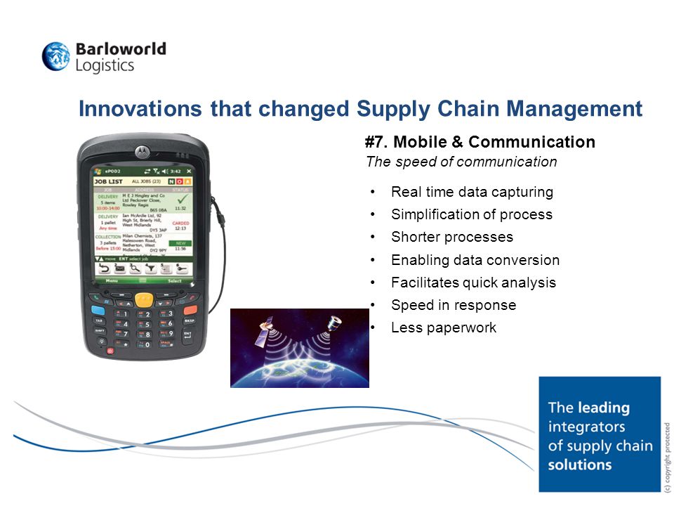 Innovations that changed Supply Chain Management