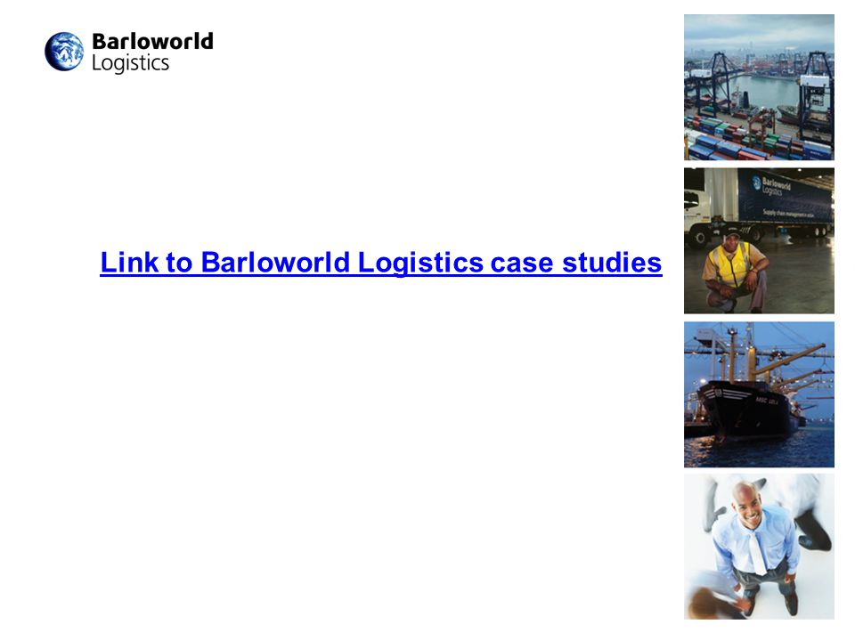 Link to Barloworld Logistics case studies