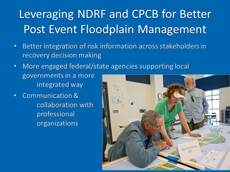 Leveraging NDRF and CPCB for Better Post Event Floodplain Management