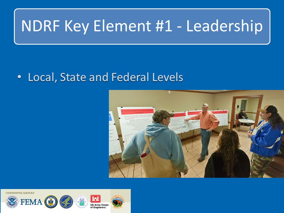 NDRF Key Element #1 - Leadership