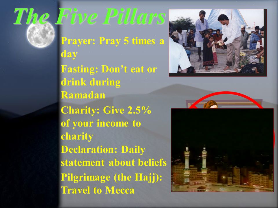 The Five Pillars Prayer: Pray 5 times a day