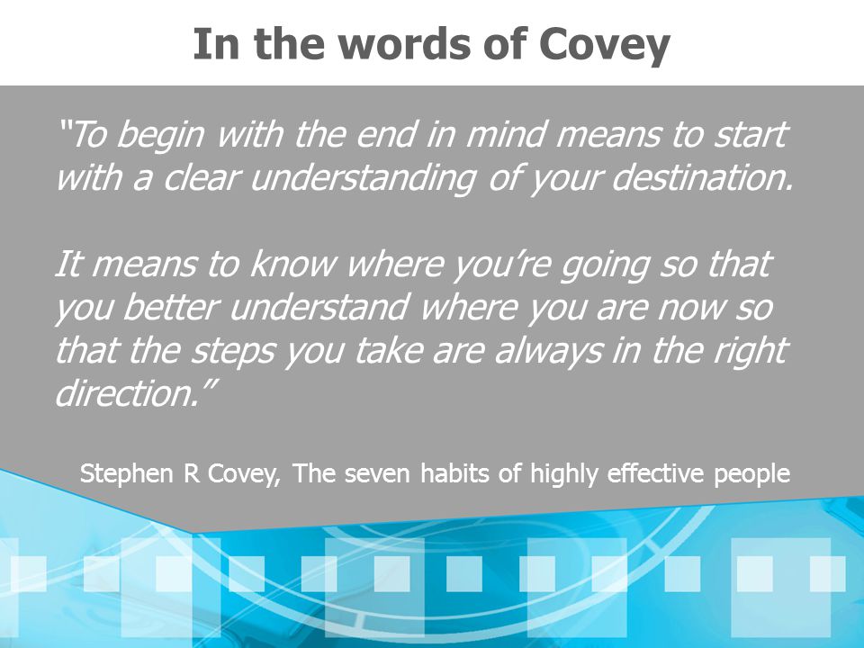 Stephen R Covey, The seven habits of highly effective people