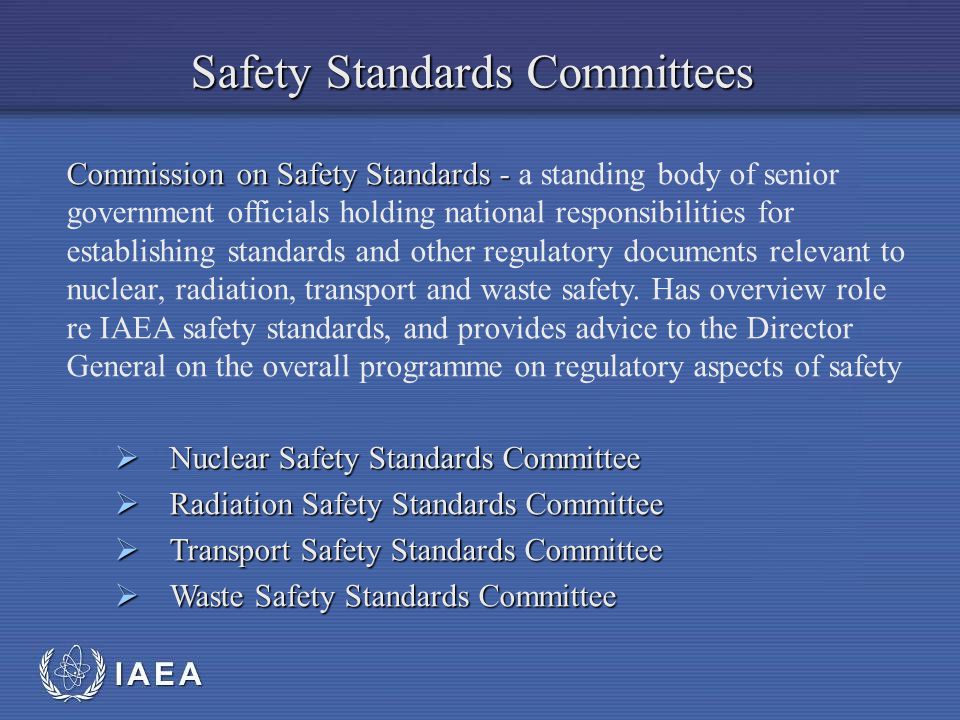 Safety Standards Committees
