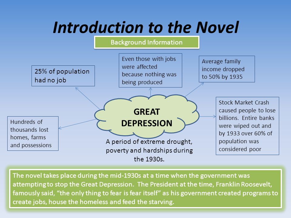 Introduction to the Novel