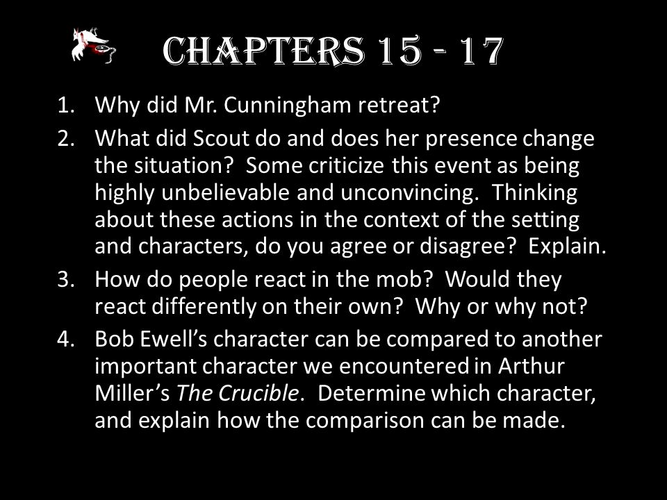 Chapters Why did Mr. Cunningham retreat