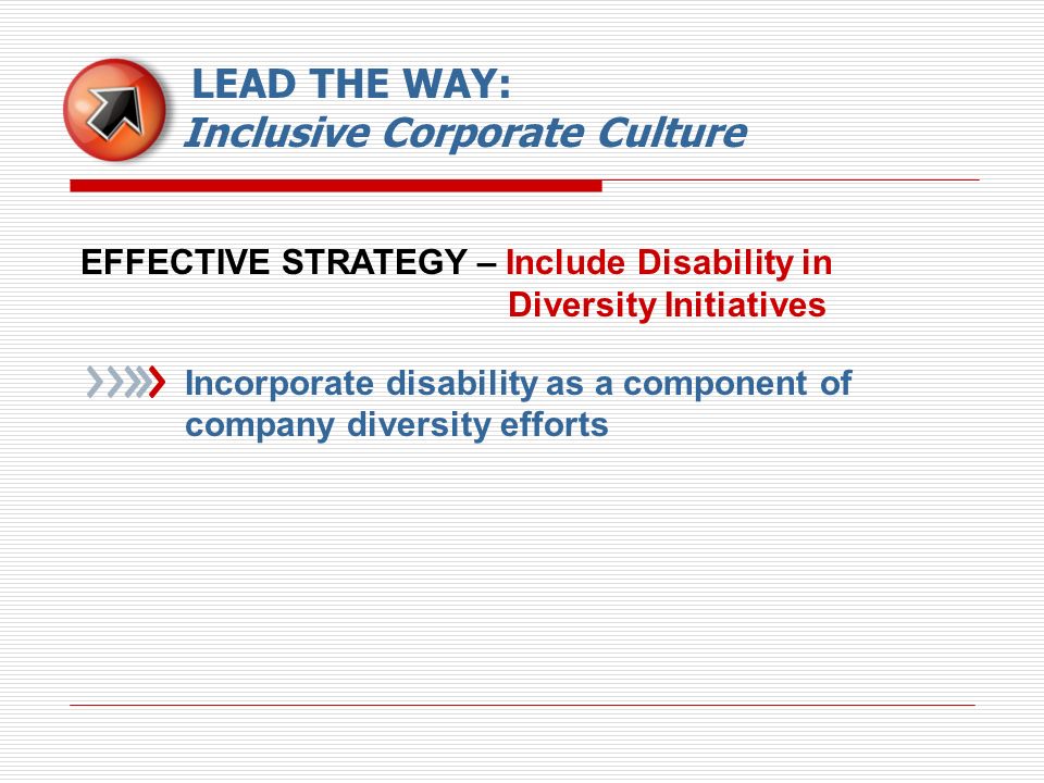 LEAD THE WAY: Inclusive Corporate Culture