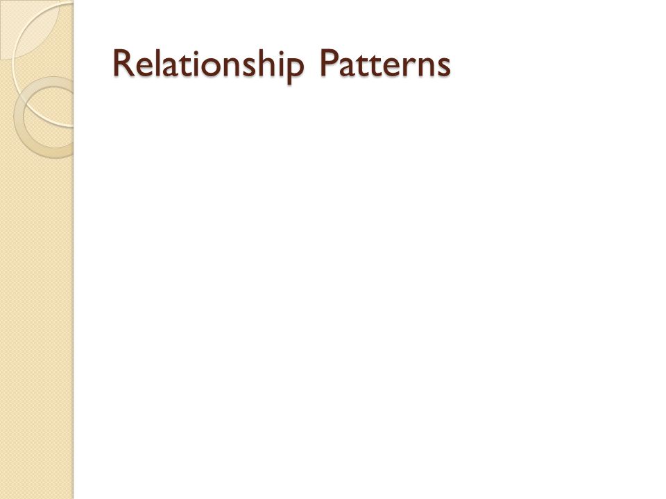 Relationship Patterns