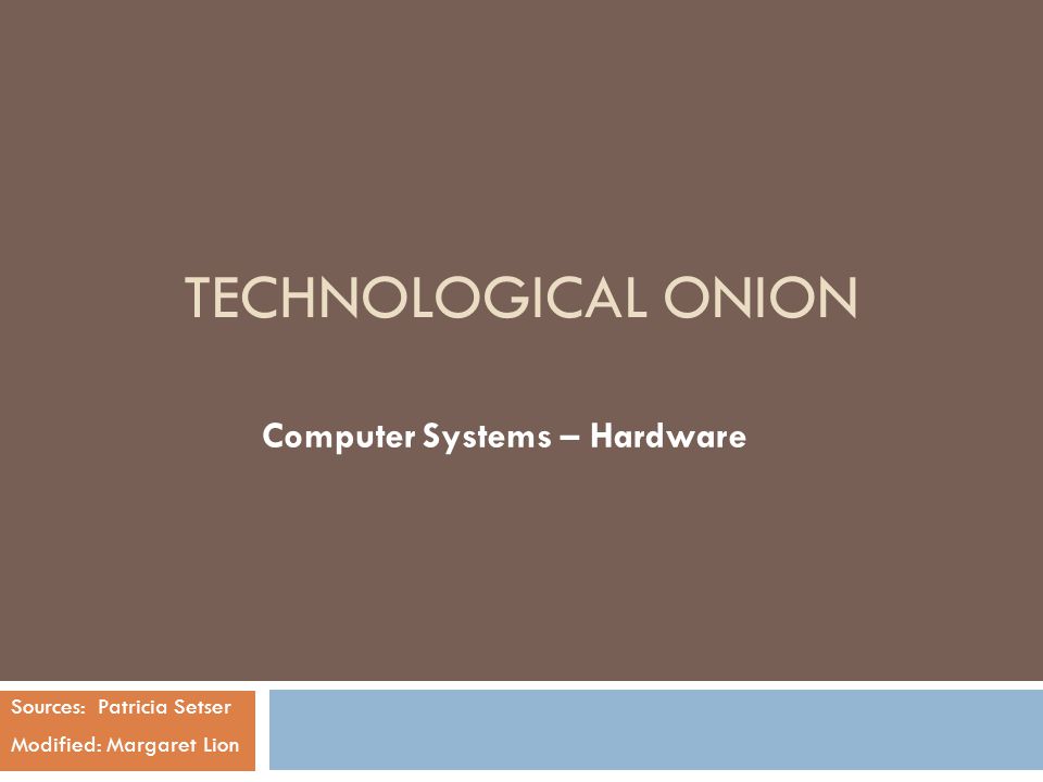 Computer Systems – Hardware