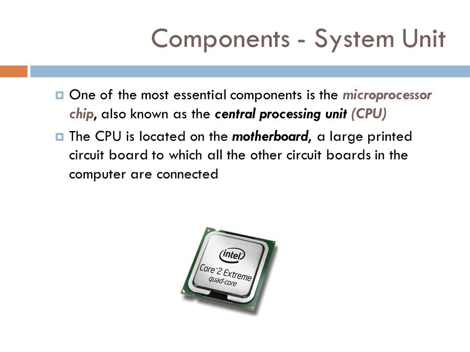 Components - System Unit