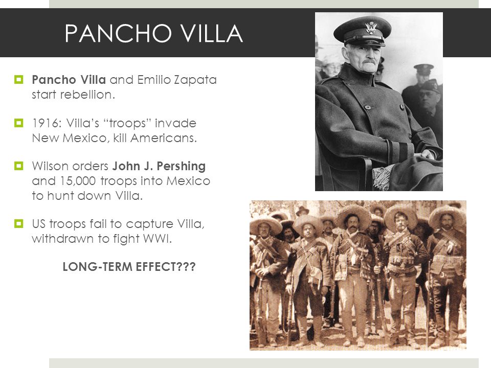 PANCHO VILLA Pancho Villa and Emilio Zapata start rebellion.