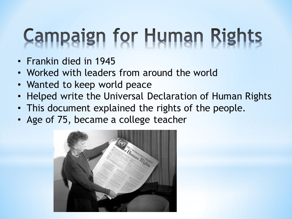 Campaign for Human Rights