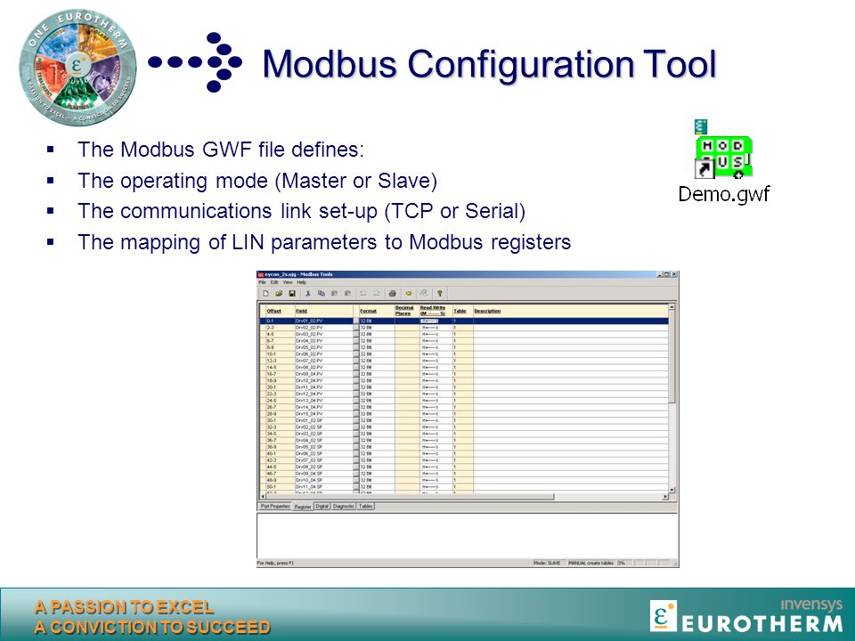 Modbus Configuration Tool