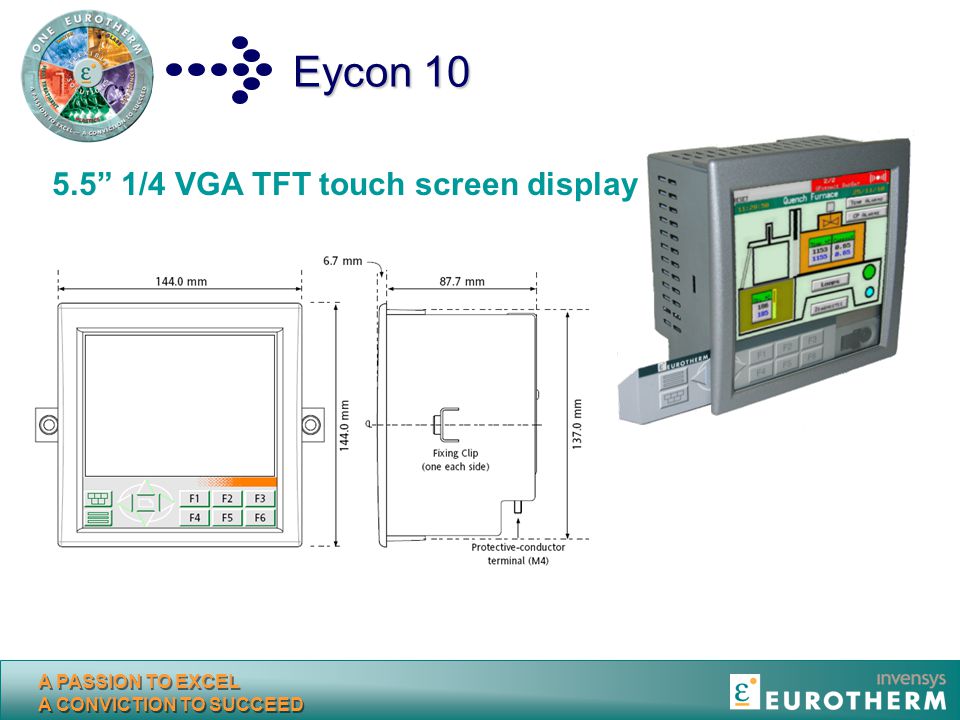 Eycon /4 VGA TFT touch screen display