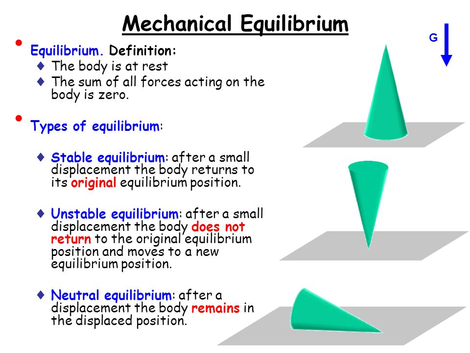 Mechanical Equilibrium