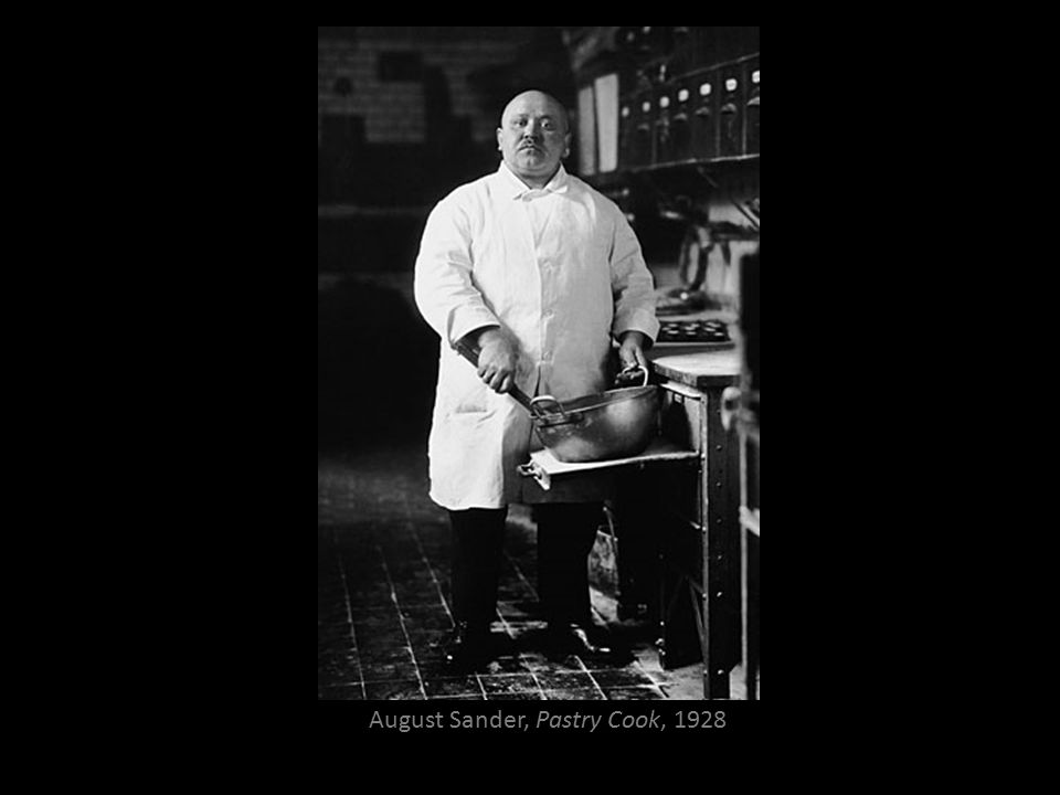 August Sander, Pastry Cook, 1928