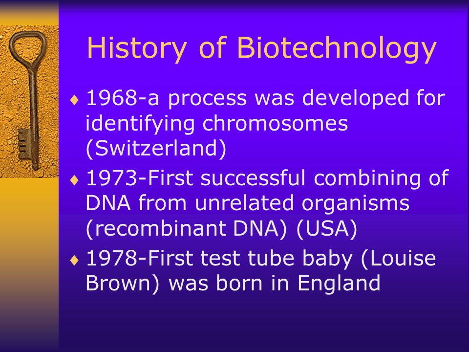 History of Biotechnology