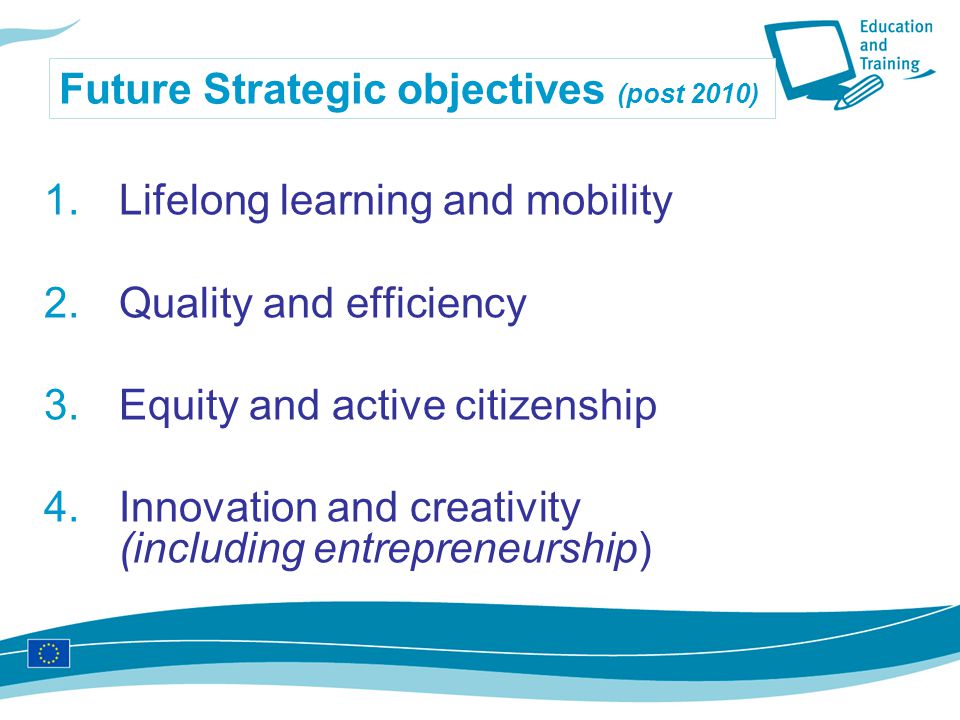 Future Strategic objectives (post 2010)