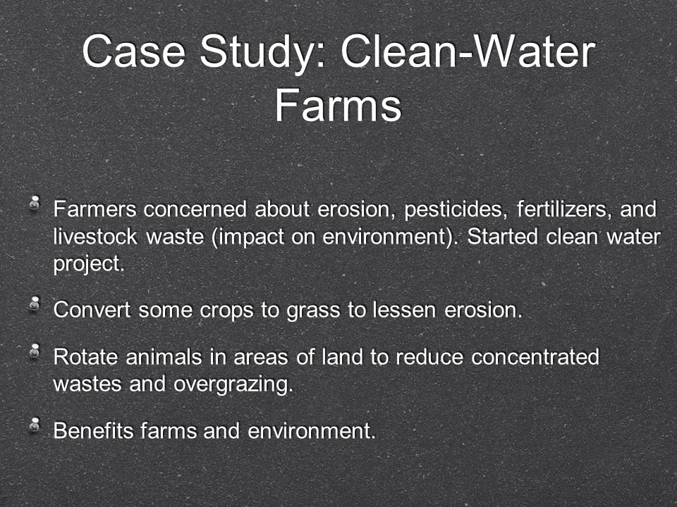 Case Study: Clean-Water Farms