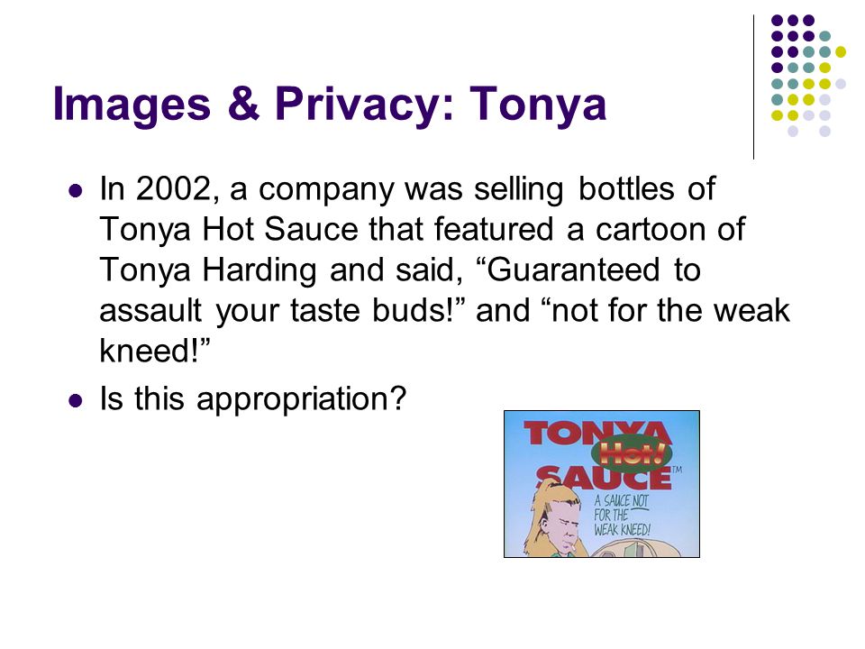 Images & Privacy: Tonya