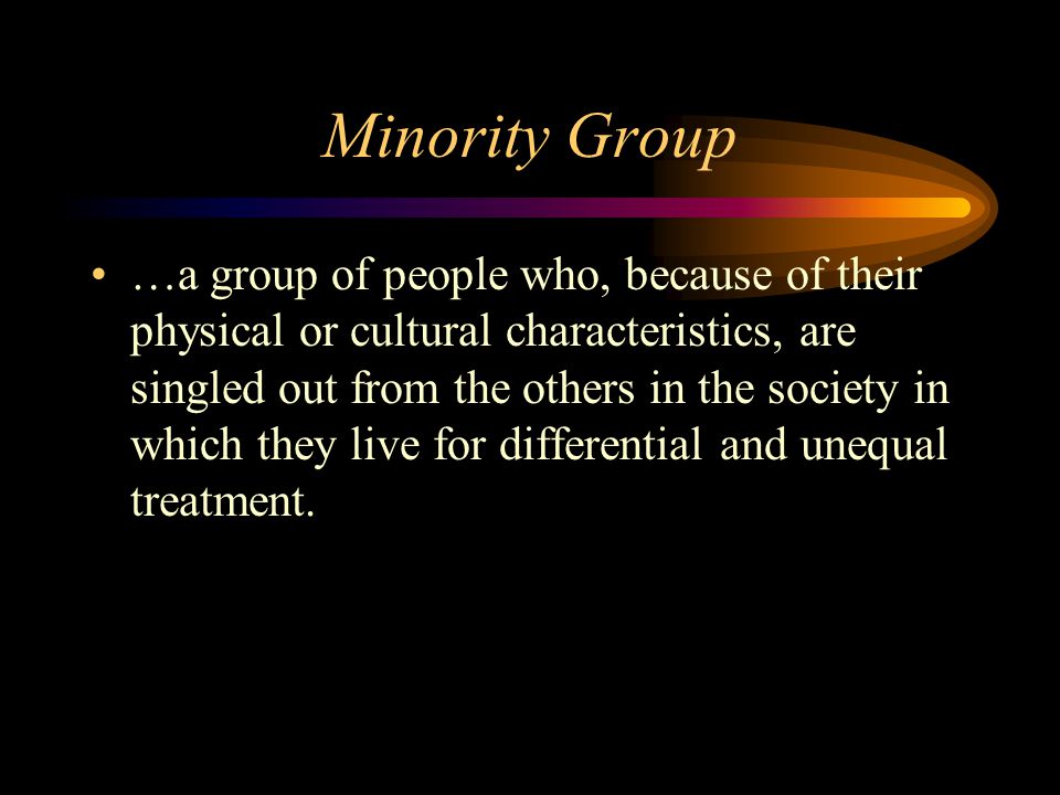 Minority Group