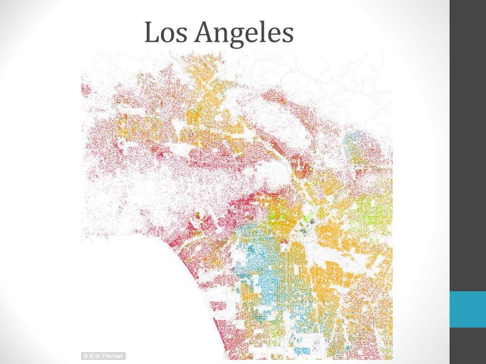 Los Angeles: The city s Hispanic population lives predominantly in the city s poorer areas