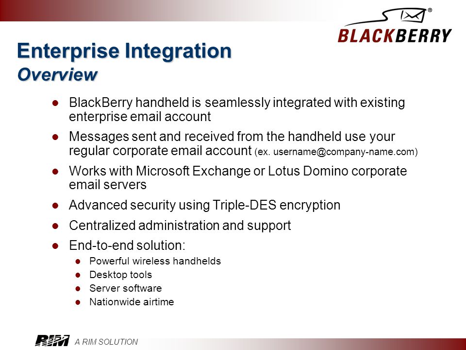 Enterprise Integration Overview
