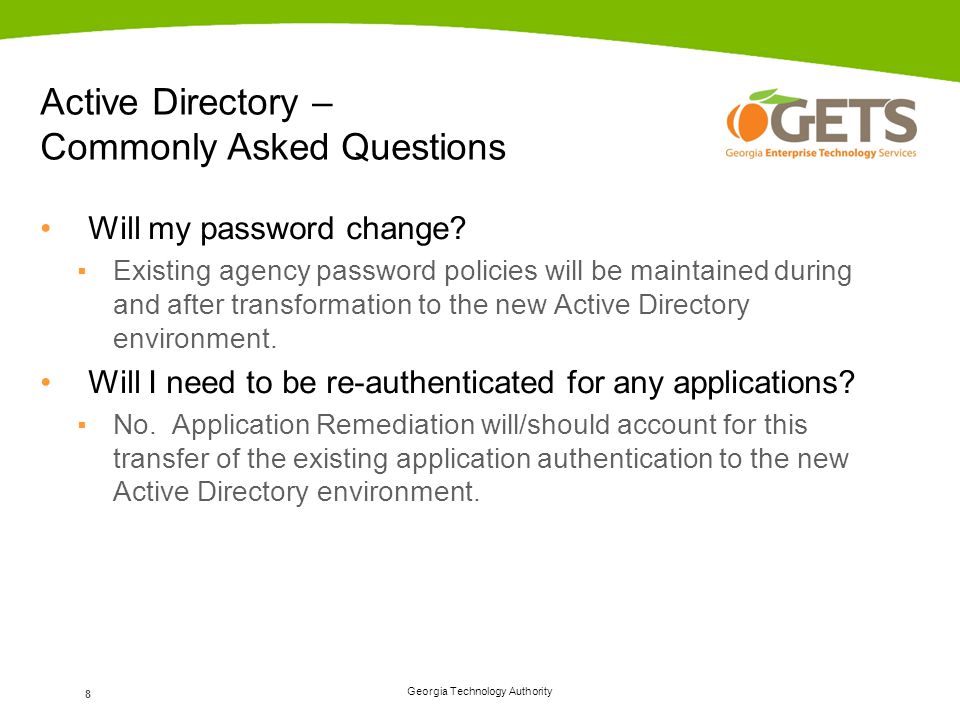 Active Directory – Commonly Asked Questions