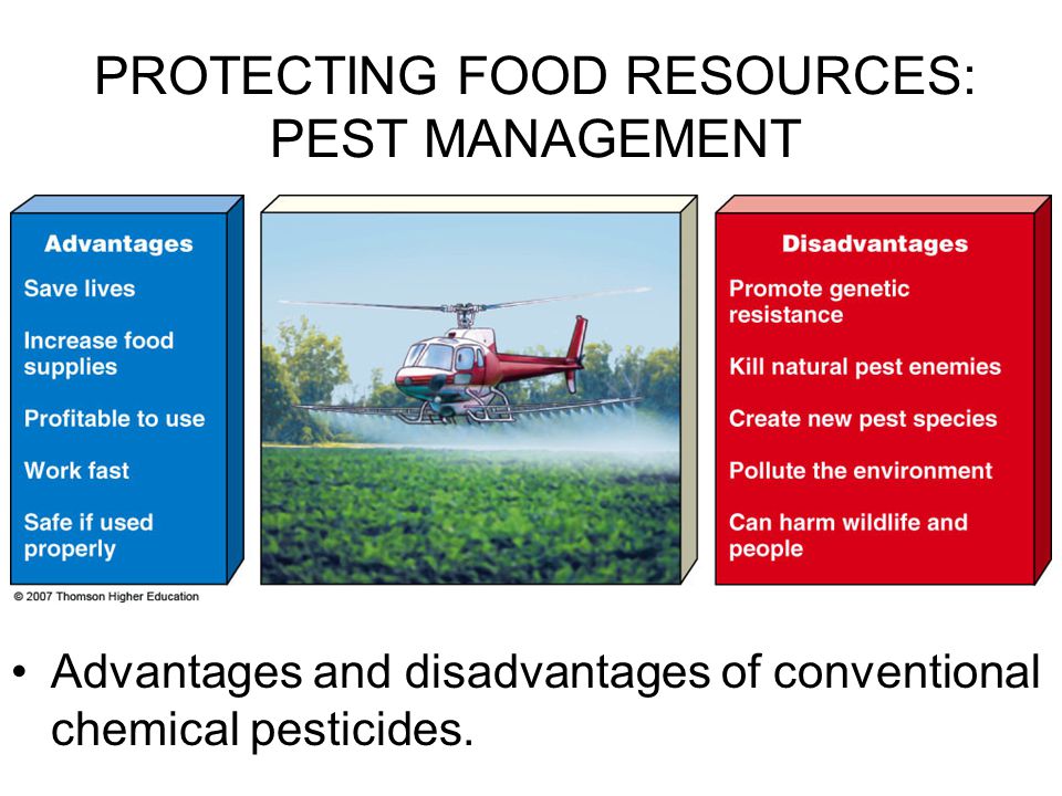 PROTECTING FOOD RESOURCES: PEST MANAGEMENT