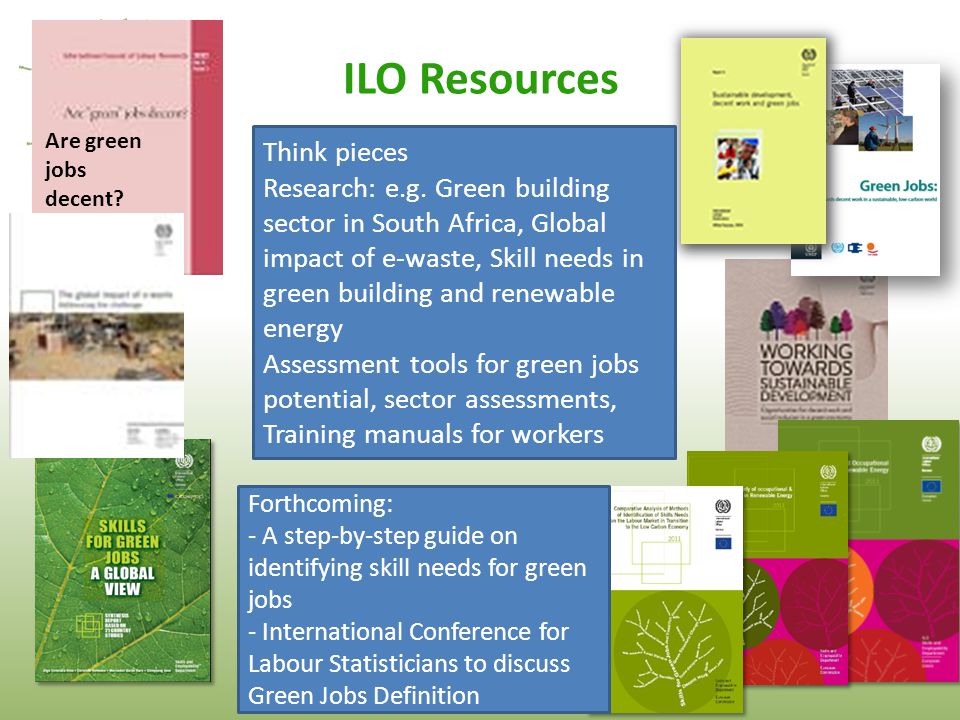 ILO Resources Think pieces