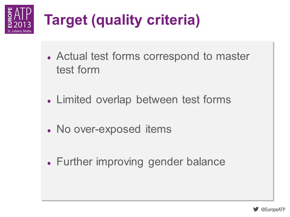 Target (quality criteria)