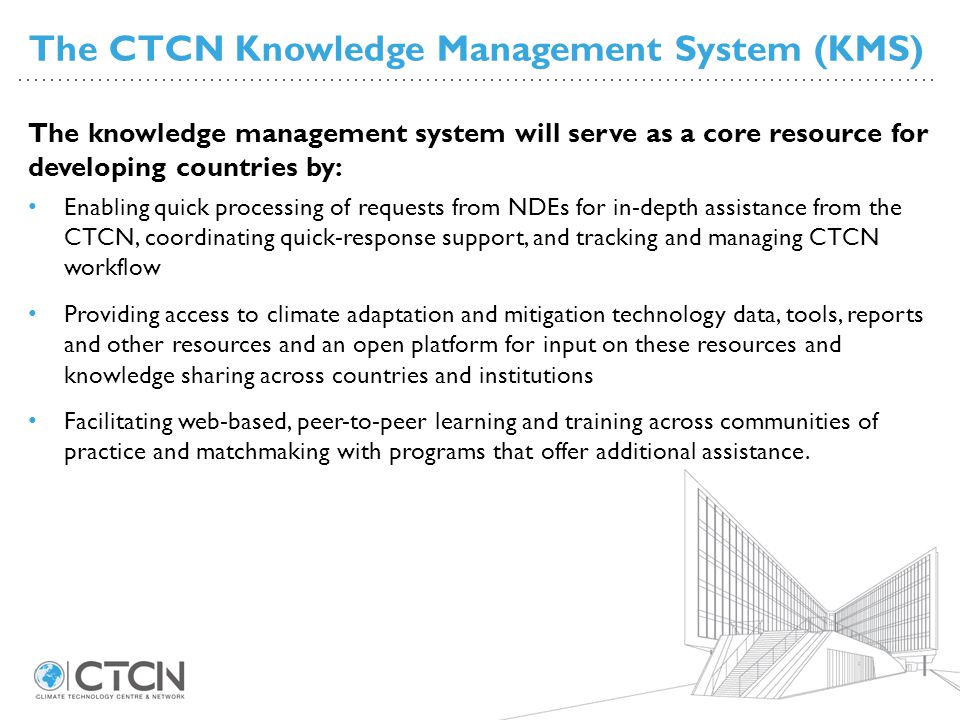 The CTCN Knowledge Management System (KMS)