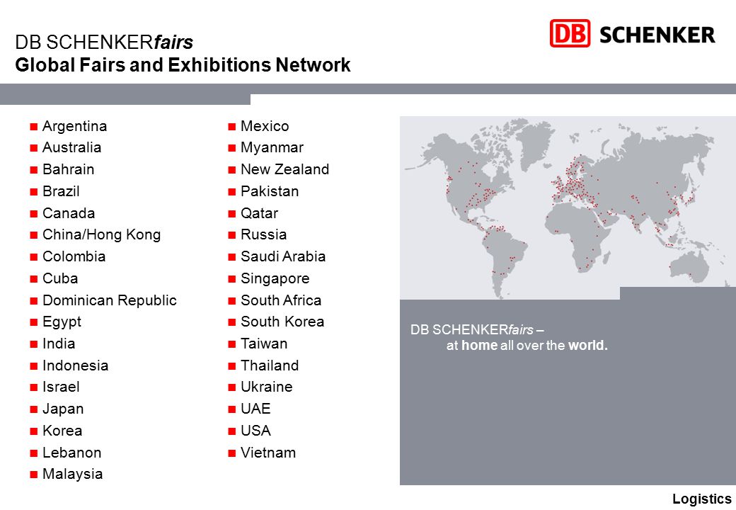 DB SCHENKERfairs Global Fairs and Exhibitions Network