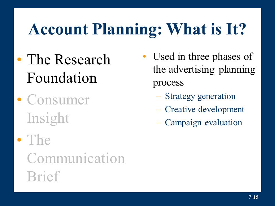 Account Planning: What is It