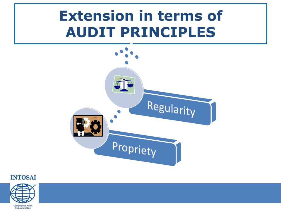Extension in terms of AUDIT PRINCIPLES