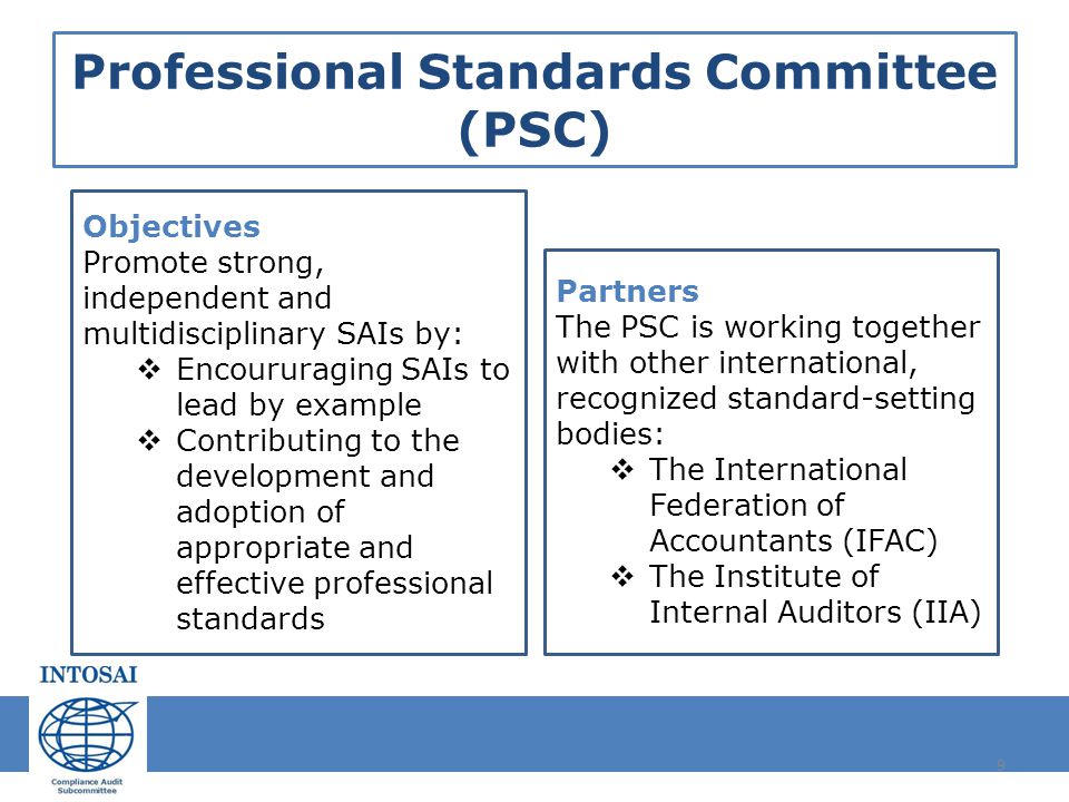Professional Standards Committee (PSC)