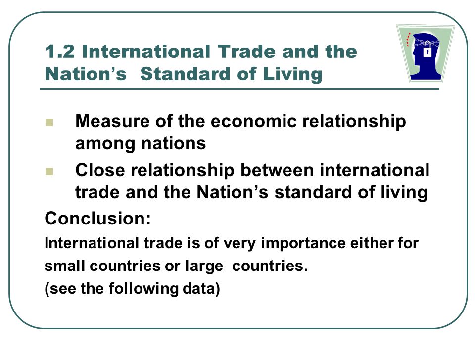 1.2 International Trade and the Nation’s Standard of Living