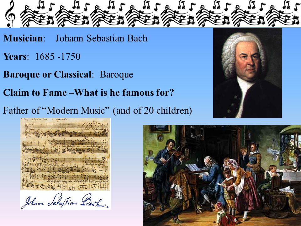 Musician: Johann Sebastian Bach