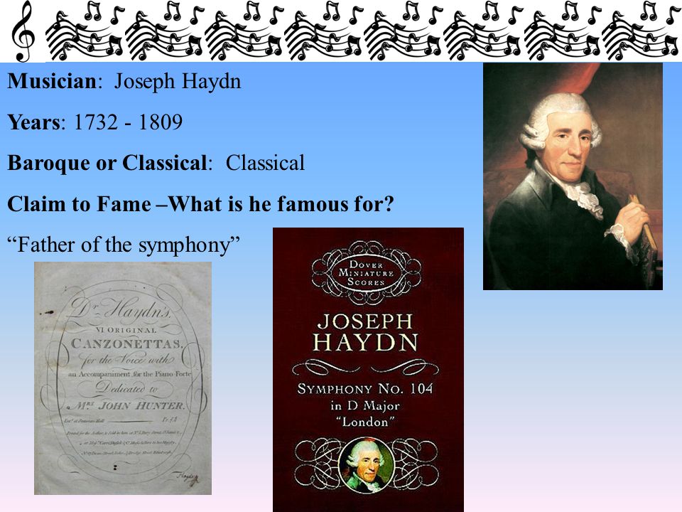 Musician: Joseph Haydn