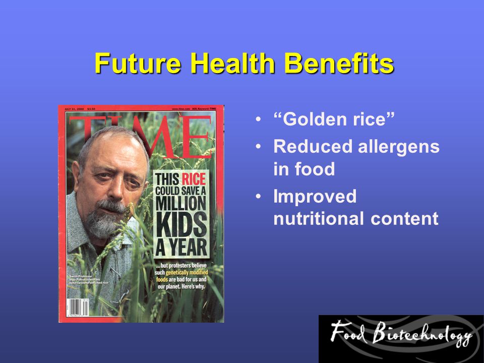 Future Health Benefits