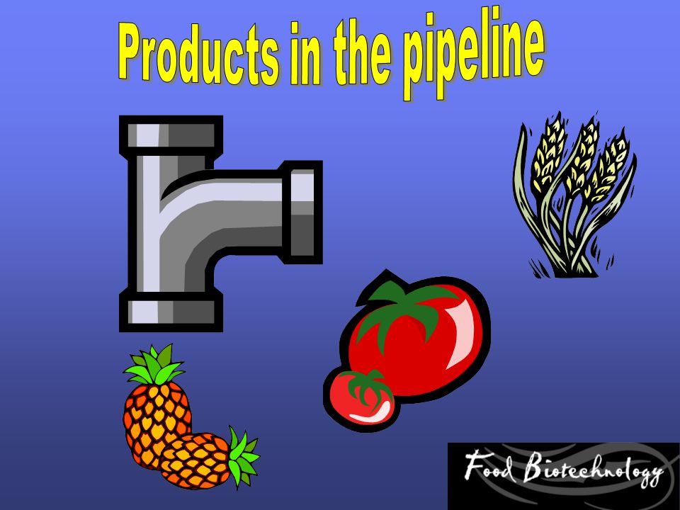 Products in the pipeline